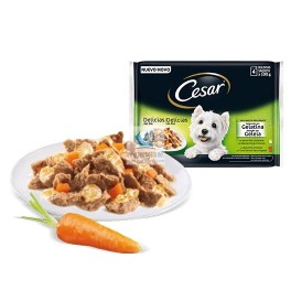 CESAR DELICIAS MULTIPACK 13x4 BOLSITAS 100 g Comida para Gatos