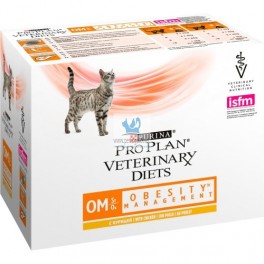 PROPLAN FELINE OM OBESITY POUCH Blsitas 10 X 85 g Comida para Gatos