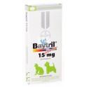 BAYTRIL SABOR 15 mg Comprimidos antibioticos para Perros y Gatos