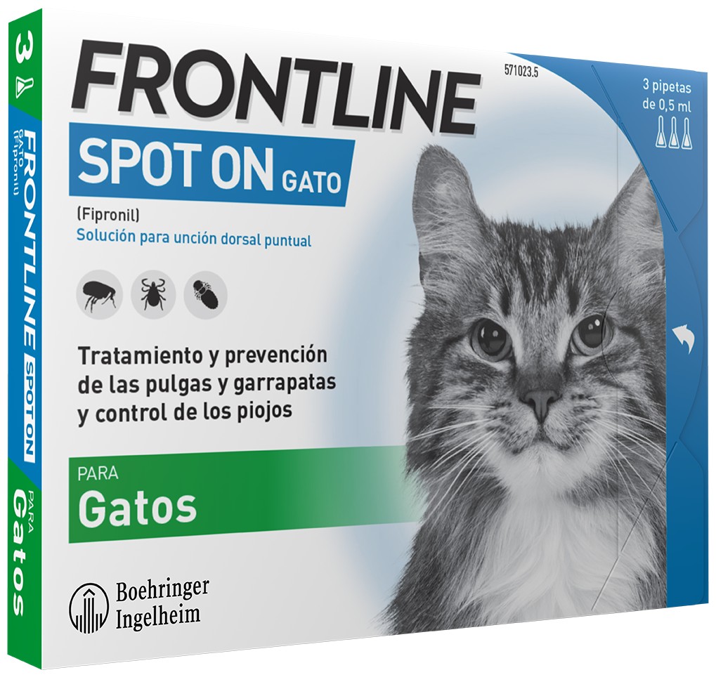 FRONTLINE GATO Externo en Pipetas desparasitar gatos