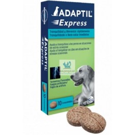 ADAPTIL EXPRESS 10 Comprimidos para perros Alivio rapido del estres y ansiedad caninos