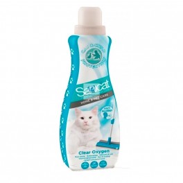 SANICAT FREGASUELOS CLEAR OXYGEN 1 litro Higiene del Hogar con Gatos