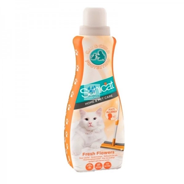 SANICAT FREGASUELOS FRESH FLOWERS 1 litro Higiene del Hogar con Gatos