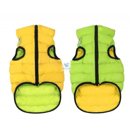 CHAQUETA AIRYVEST REVERSIBLE VERDE CLARO Y AMARILLO Varias Tallas Ropa para Perros