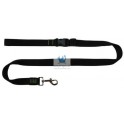 CORREA BUB´S MANOS LIBRES NEGRO 25 mm Correas para Perros