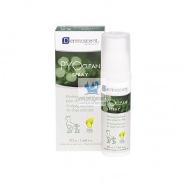 DERMOSCENT PYOCLEAN SPRAY PERRO Y GATO 50 ml Infecciones Cutaneas