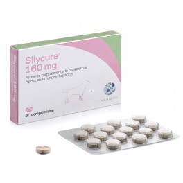 SILYCURE 160 mg 30 Comprimidos  Protector Hepático para Perros y Gatos