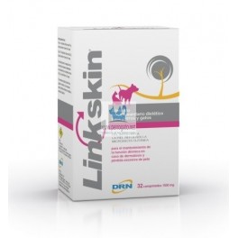 LINKSKIN 32 Comprimidos protector Dermico de Perros y Gatos