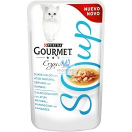 GOURMET SOUP CRYSTAL GATO 32x40 g Comida para Gatos