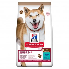 Hills Canine ADULT NO GRAIN MEDIUM ATÚN Pienso para Perros