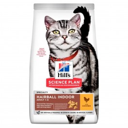 Hills Feline ADULT INDOOR HAIRBALL POLLO Comida para Gatos