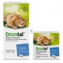 DRONTAL GATOS ELIPSOIDE Comprimidos desparasitar gatos