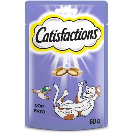 CATISFACTIONS PATO 6 x 60 g Snack para Gatos