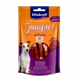 JUMPERS DELIGHTS PATO Y HUESO CALCIO 80 g Snacks para Perro