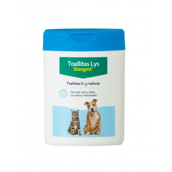 Toallitas higiénicas para perros y gatos Sano & bello higiene para mascotas  - Piensoymascotas