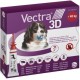 VECTRA 3D 3 Pipetas + de 40 kg Antiparasitario Externo Pipetas para perros