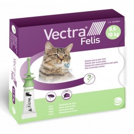 VECTRA FELIS 3 Pipetas para Gatos Pipetas Antipulgas