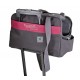 BOLSO DE VIAJE NEGRO ROJO 44x20x27 cm Transporte para perros