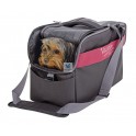 BOLSO DE VIAJE NEGRO ROJO 44x20x27 cm Transporte para perros