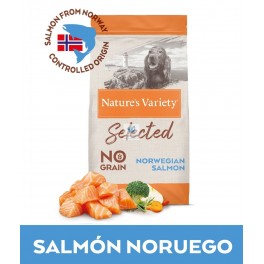 Natures Variety Selected Grain Free Medium Adult Salmón 12 Kg Pienso para Perros