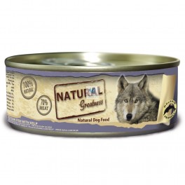 Natural Greatness 24X156 g Pescado Mar Kelp perro (lata) Pienso para Perros