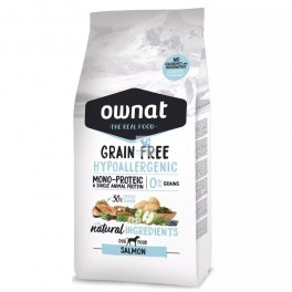 OWNAT DOG GRAIN FREE HYPOALERGENIC SALMON 14 Kg Pienso para Perros