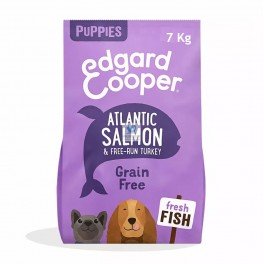 Edgard & Cooper Puppy salmón-pavo sin cereales 7 Kg Pienso para Perros
