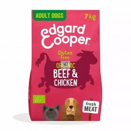Edgard & Cooper sin gluten Adult vacuno-pollo ecológico y frescos 7 Kg Pienso para Perros