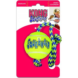 AIR KONG SQUEAKER PELOTA TENIS CUERDA TALLA M Juguetes para Perros