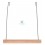 COLUMPIO PAJAROS TRAPECIO MADERA 12x13,5 cm Juguete para pájaros