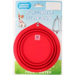 BEBEDERO VIAJE BOL 150 ml SILICONA PLEGABLE Bebedero para Perros y Gatos