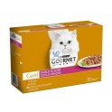 GOURMET GOLD SURTIDO 12x8x85 g DOBLE PLACER Comida para gatos