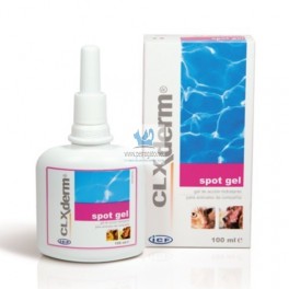 CLXDERM SPOT GEL 100 ml desinfectante para Perros y Gatos