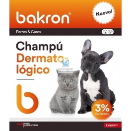 BAKRON 200 ml Champu con Clohexidina para Perros y Gatos