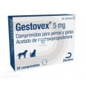 GESTOVEX 5 mg 20 Comprimidos Aplazamiento del celo en perras y gatas