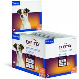 EFFITIX PERROS 24 Pipetas Antiparasitario Externo Perros