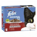 FELIX ORIGINAL FESTIN SABORES 6x(12x85 g) Comida para gatos