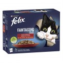 FELIX FANTASTIC FESTÍN SABORES 6X(12X85 g) Comida para gatos