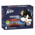 FELIX FANTASTIC FESTIN SABORES 6x(12x85 g) Comida para gatos