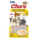 CHURU CAT POLLO-QUESO 4 X 14 g (Caja 12 ud) Comida para gatos