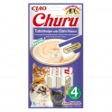 CHURU CAT ATUN-ALMEJAS 12 unidades (4 X 14 g) Comida para Gatos