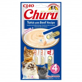 CHURU CAT ATUN-TERNERA 4 X 14 g (Caja 12 ud) Comida para Gatos
