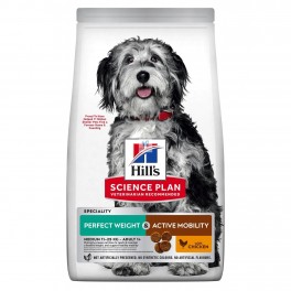 Hills Canine PERFECT WEIGHT & ACTIVE MOBILITY ADULT MEDIUM Pienso para Perros