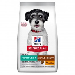 Hills Canine PERFECT WEIGHT & ACTIVE MOBILITY ADULT PEQ/MINI Pienso para Perros