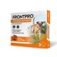 FRONTPRO MASTICABLE 28 mg 4-10 Kg M 3 Comprimidos para Perros