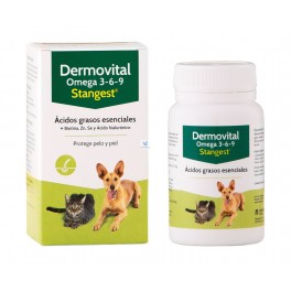 DERMOVITAL OMEGA PLUS 3-6-9 CAPSULAS Problemas de piel y pelo en Perros y Gatos