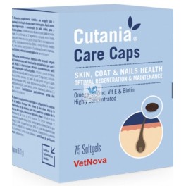 CUTANIA TOTAL CARE 60 Capsulas Dermatitis en perros y gatos