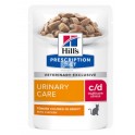 Hills Feline C/D URINARY STRESS 12x85 g Bolsitas Comida para gatos