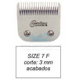 CABEZAL OSTER SIZE 7F CORTE 3 mm para Maquina pelar perros