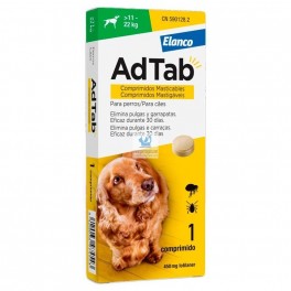 ADTAB PERRO 11-22 kg (Verde) 1 comprimido Antiparasitario para Perros